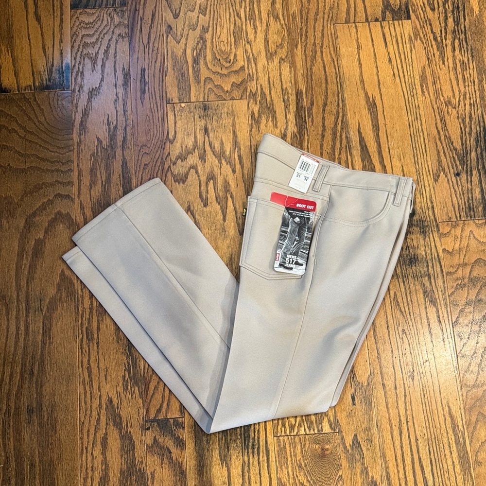 Vintage Levi’s bootcut 517 Texas Tex twill tan khaki jeans color 6122